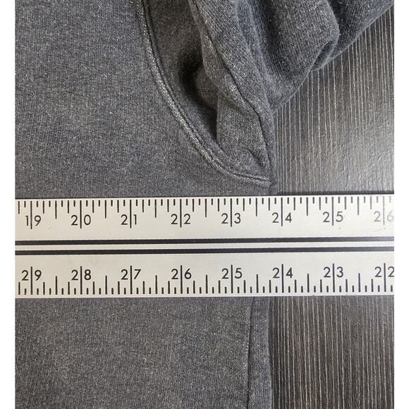 American Eagle Football Hoodie Mens Large Gray Hooded Sweatshirt Y2K Shelton - Picture 5 of 7